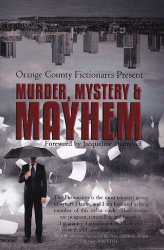 Front Cover of Murder, Mystery, and Mayhem Anthology (Oct 2017)